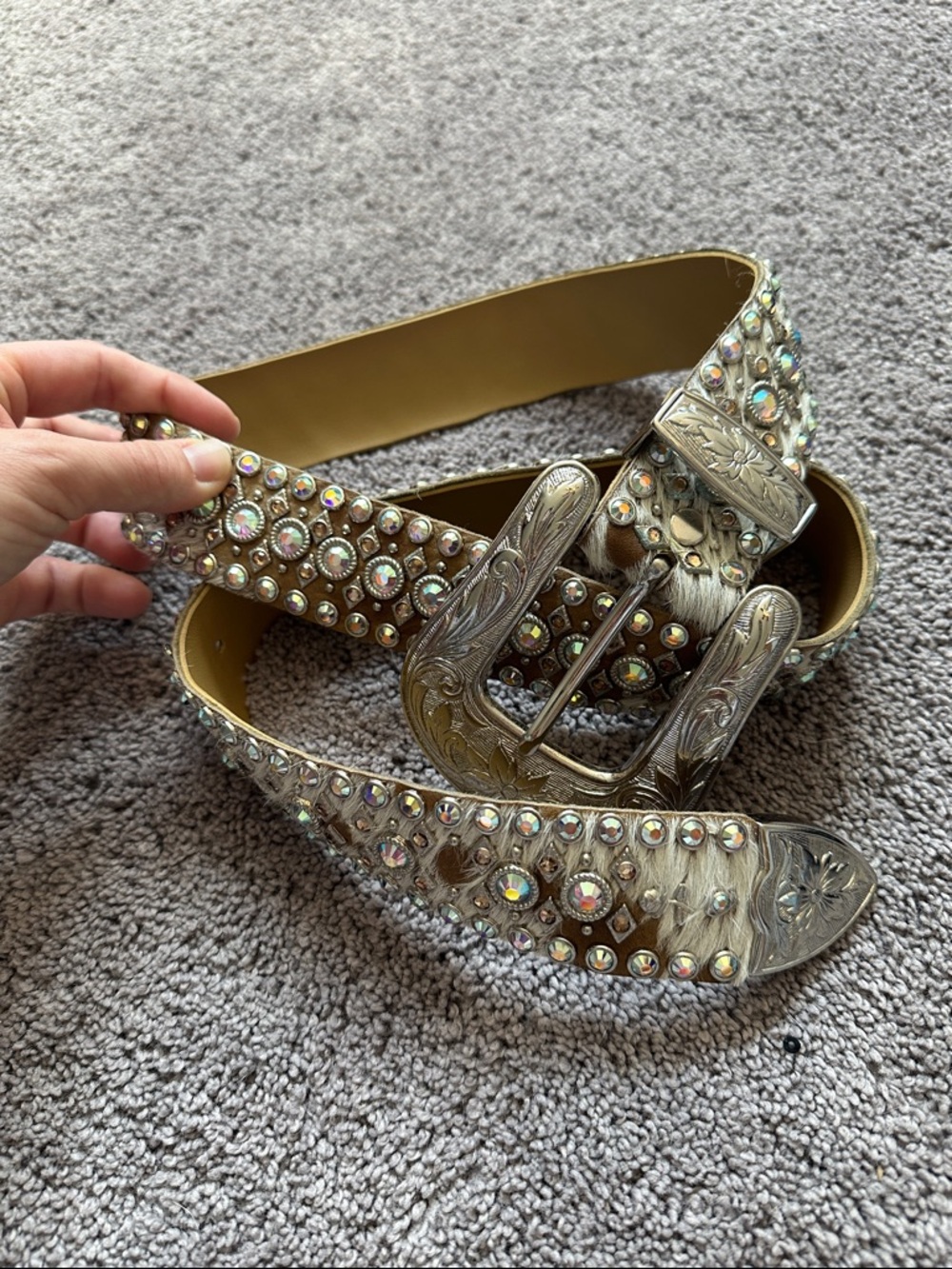 Kippys Studded Metallic Women's Belt